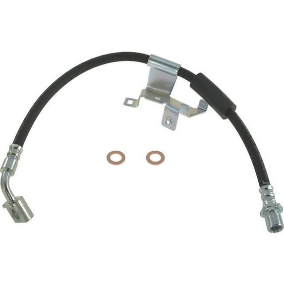 Front Left Brake Hose - Compatible with 2007 - 2018 Chevy Silverado 1500 2008 2009 2010 2011 2012 2013 2014 2015 2016 2017