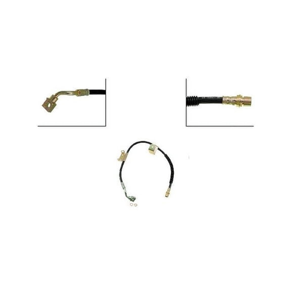 Front Left Brake Hose - Compatible with 2007 Chevy Silverado 2500 HD Classic