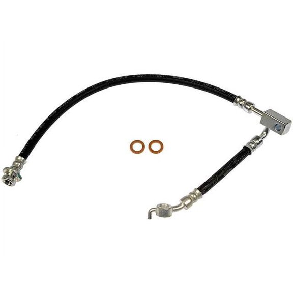 Front Left Brake Hose - Compatible with 2008 - 2015 Nissan Armada RWD 2009 2010 2011 2012 2013 2014