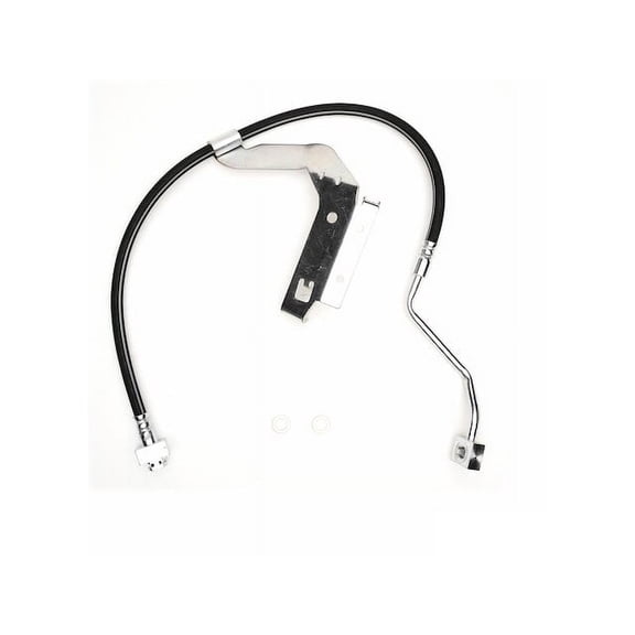 Front Left Brake Hose - Compatible with 2013 - 2016 Ford F-250 Super Duty 4WD 2014 2015