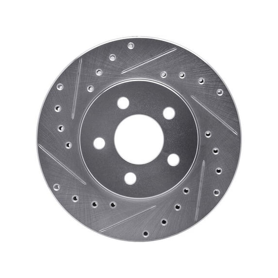 Front Left Brake Rotor - Compatible with 1984 - 1993 Dodge Daytona - Dynamic Friction