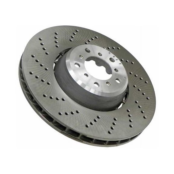 Front Left Brake Rotor - Compatible with 2006 - 2010 BMW M6 2007 2008 2009