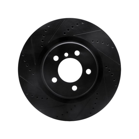 Front Left Brake Rotor - Compatible with 2006 - 2012 Land Rover Range Rover 2007 2008 2009 2010 2011