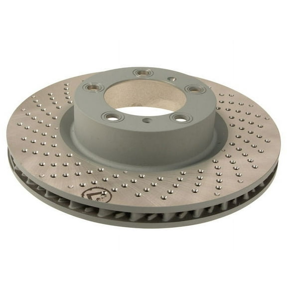 Front Left Brake Rotor - Compatible with 2009 - 2016 Porsche 911 2010 2011 2012 2013 2014 2015