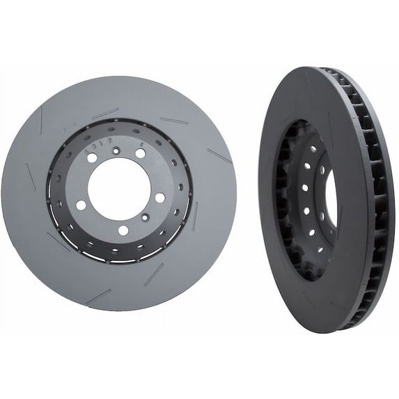 Front Left Brake Rotor - Compatible with 2010 - 2016 Porsche Panamera 2011 2012 2013 2014 2015