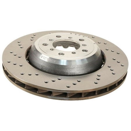 Front Left Brake Rotor - Compatible with 2011 BMW 1 Series M 3.0L 6-Cylinder