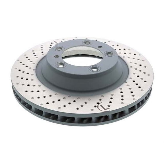 Front Left Brake Rotor - Compatible with 2012 - 2016 Porsche 911 A103 FI 2013 2014 2015