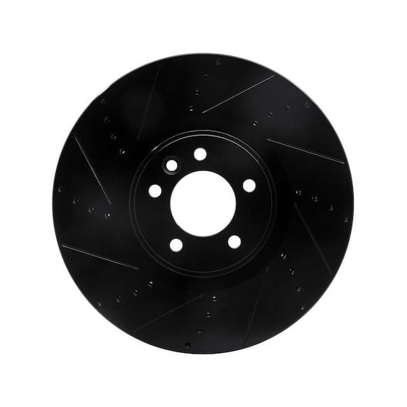 Front Left Brake Rotor - Compatible with 2013 - 2017 Land Rover Range Rover - Dynamic Friction