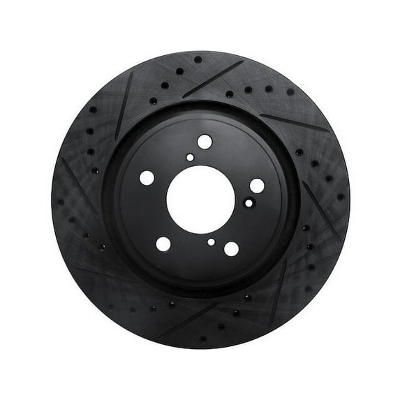 Front Left Brake Rotor - Compatible with 2017 - 2023 Honda Ridgeline - Dynamic Friction