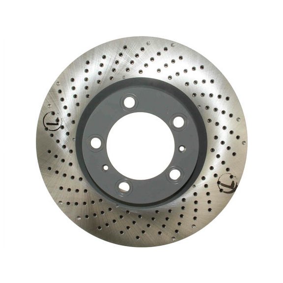 Front Left Brake Rotor - Compatible with 2017 Porsche 718 Cayman Base