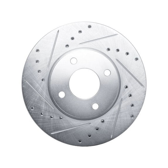 Front Left Brake Rotor - Compatible with 2020 - 2024 Nissan Versa - Dynamic Friction
