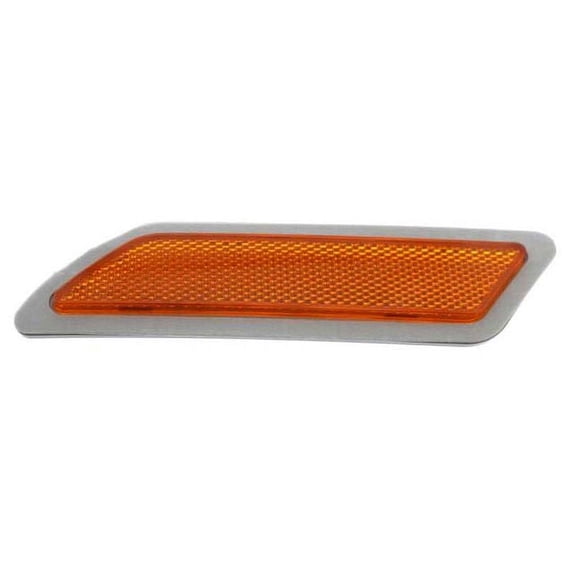 Front Left Bumper Cover Reflector - Compatible with 2012 - 2015 BMW 328i Sedan 2013 2014