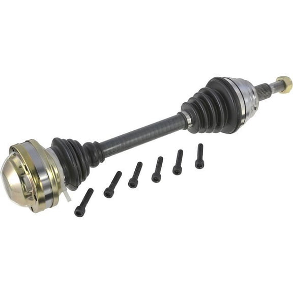 Front Left CV Axle Assembly - Compatible with 2000 - 2002 Audi TT Quattro 1.8L 4-Cylinder 2001