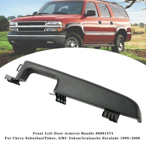 Areyourshop Armrest Handle Front Left Door for Chevy Suburban Tahoe Avalanche 1999-2006 1-Pack