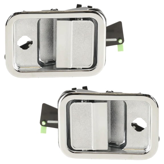 Front Left Driver and Right Passenger Exterior Door Handle Compatible with 2000-2014 Freightliner Columbia Freightliner Argosy Coronado Century Chrome A1842228002 A1842228003