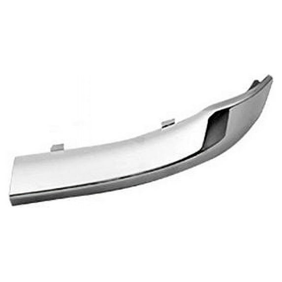 Front Left Driver Side Front Bumper Cover Outer Molding - Compatible with 2014 - 2019 Dodge Durango (Except 2018 2019 S.R.T and RT Models) 2015 2016 2017 2020