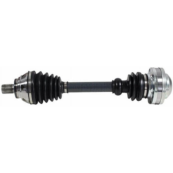 Front Left Driver Side CV Axle Assembly - Compatible with 2010 - 2014 Volkswagen GTI 2.0L 4-Cylinder Turbocharged GAS (with Automatic Dual Clutch Transmission) 2011 2012 2013