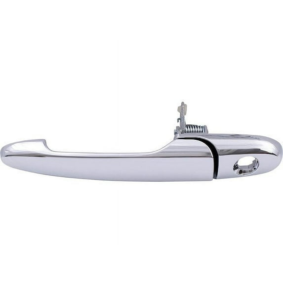 Front Left Driver Side Door Handle - Chrome - with Keyhole - Compatible with 2014 - 2016 Chevy Impala Limited 2015