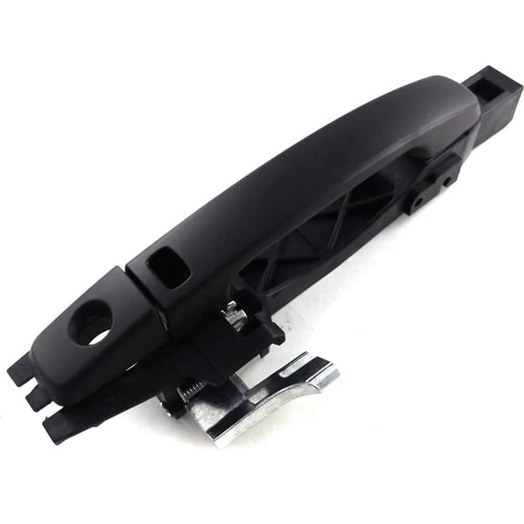 Front Left (Driver Side) Exterior Door Handle Compatible with 2007-2012 Nissan Sentra Primed Paintable With Key Hole 80607ET92A Base SL SR Se-r Se-r Spec V New OE Replacement