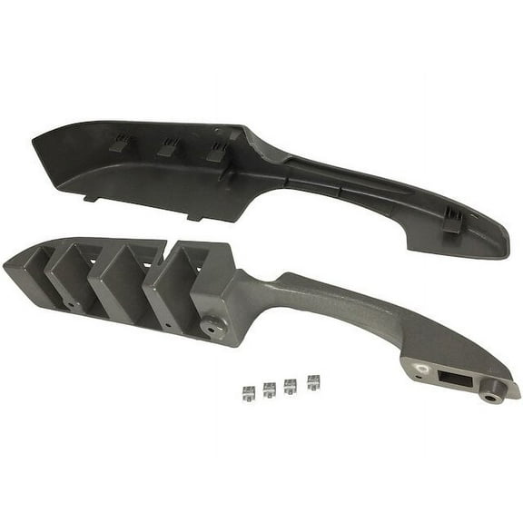 Front Left Driver Side Gray Interior Door Pull Handle - Compatible with 2003 - 2015 Chevy Express 2500 2004 2005 2006 2007 2008 2009 2010 2011 2012 2013 2014