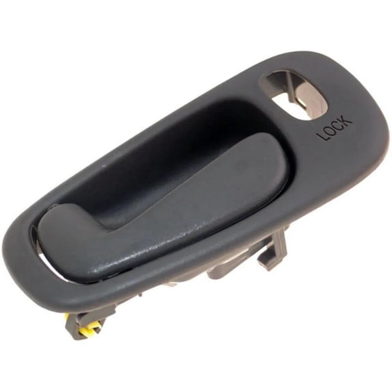 Front Left (Driver Side) Interior Door Handle Compatible with 1998-2002 Toyota Corolla Chevrolet Prizm Gray Without Key Hole 6920602060B1 83930 Base CE LE Lsi VE New OE Replacement