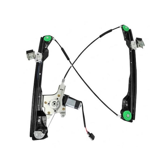 Front Left Driver Side Power Window Regulator with Motor - Compatible with 2000 - 2007 Ford Focus 2001 2002 2003 2004 2005 2006