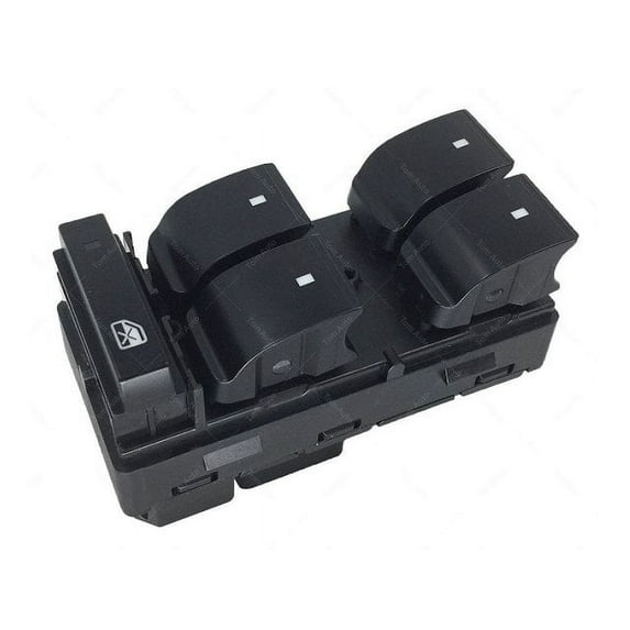 Front Left Driver Side Power Window Switch - 5- Button - Compatible with 2007 - 2013 GMC Sierra 1500 (Crew Cab / Extended Cab) 2008 2009 2010 2011 2012