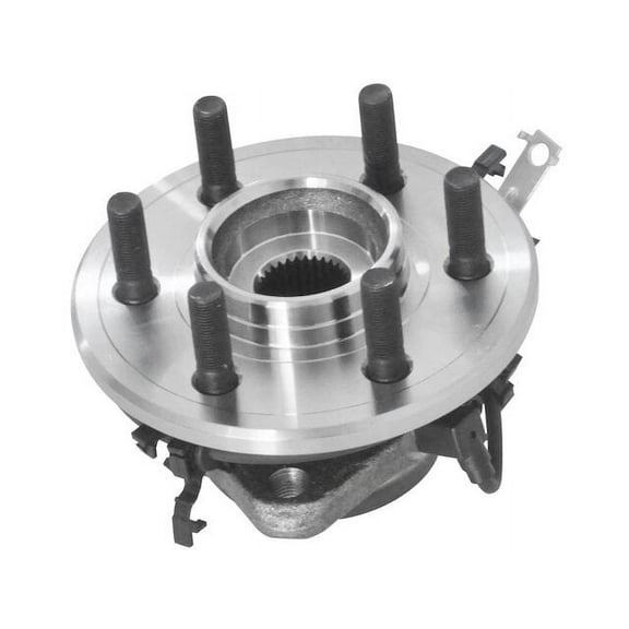 Front Left Driver Side Wheel Hub and Bearing Assembly - Compatible with 1997 - 2004 Dodge Dakota 4WD and 4-Wheel ABS Brakes 1998 1999 2000 2001 2002 2003