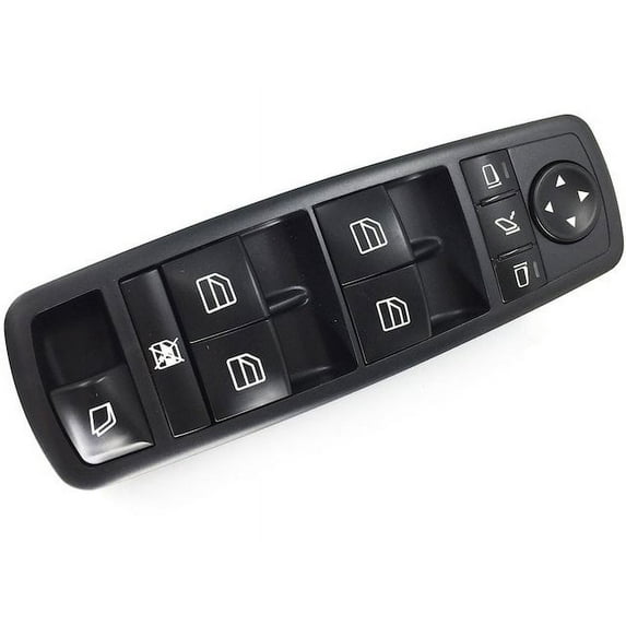 Front Left Driver Side Window and Mirror Switch (In Door Panel) - Compatible with 2007 - 2012 Mercedes-Benz GL450 (with Electric Side Windows and with Folding Mirrors) 2008 2009 2010 2011