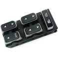thumbnail image 1 of Front Left Driver Side Window Switch - 5-Button - Compatible with 2003 - 2008 Lincoln Town Car 2004 2005 2006 2007, 1 of 2