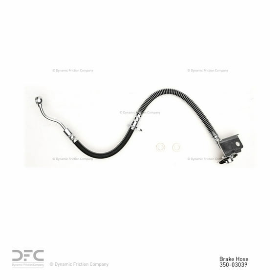 Front Left Dynamic Friction Company Brake Line Hose 350-03039 For 2006-2011 Hyundai Accent