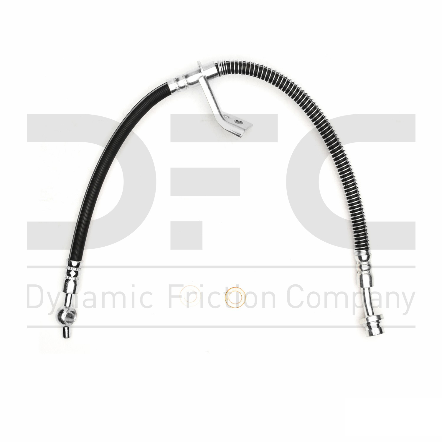 Front Left Dynamic Friction Company Brake Line Hose 350-21037 For 2014-2017 Kia Forte, 2014-2017 Kia Forte Koup, 2014-2017 Kia Forte5