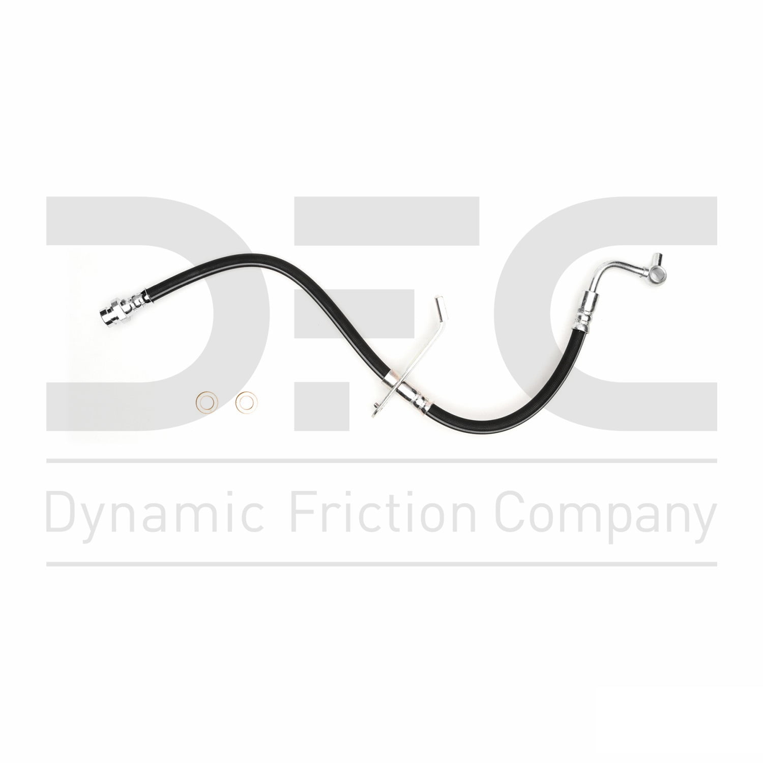 Front Left Dynamic Friction Company Brake Line Hose 350-21039 For 2014-2016 Kia Cadenza