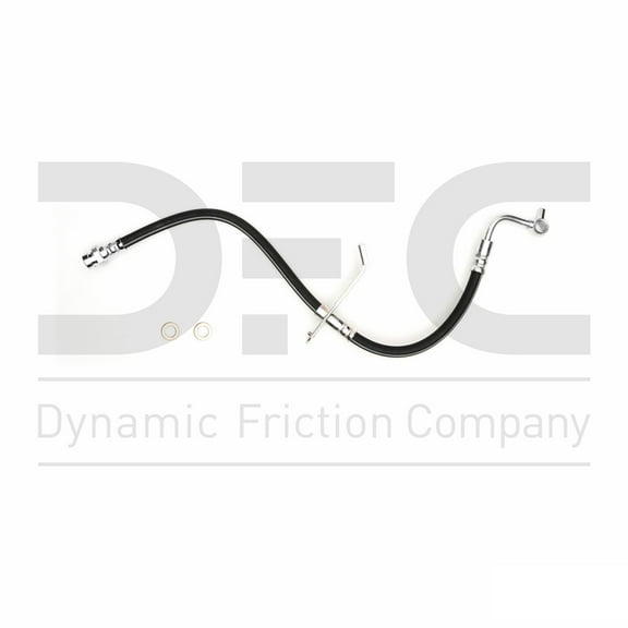 Front Left Dynamic Friction Company Brake Line Hose 350-21039 For 2014-2016 Kia Cadenza