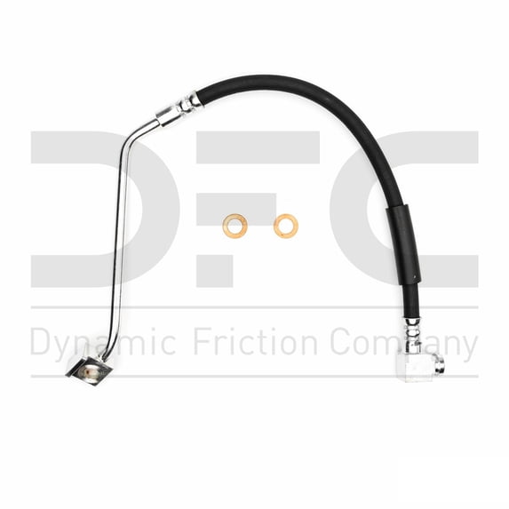 Front Left Dynamic Friction Company Brake Line Hose 350-40020 For 1988-1990 Eagle Premier, 1990 Dodge Monaco