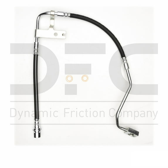 Front Left Dynamic Friction Company Brake Line Hose 350-40161 For 1997-1999 Dodge Dakota, 1998-1999 Dodge Durango