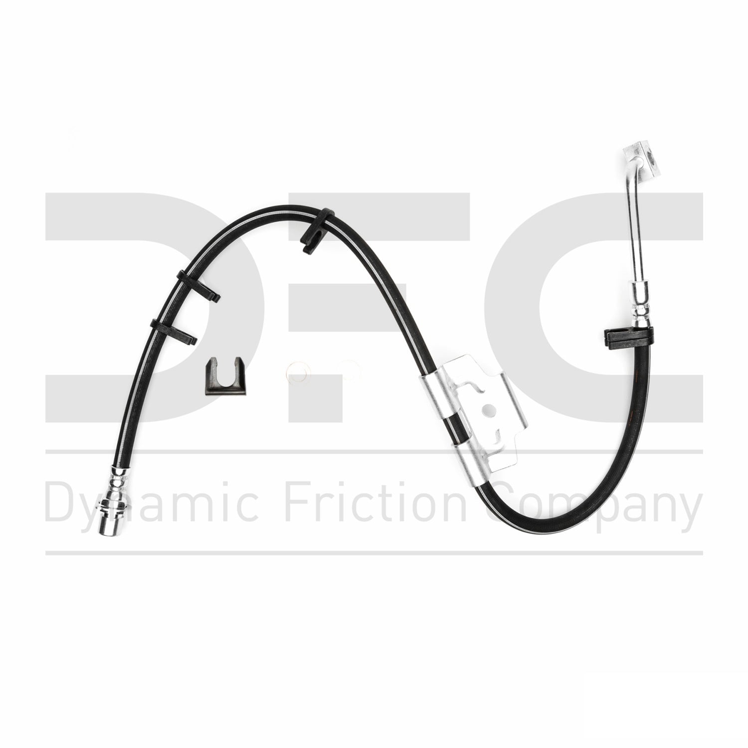 Front Left Dynamic Friction Company Brake Line Hose 350-40208 For 2003-2010 Dodge Ram 2500, 2003-2010 Dodge Ram 3500, 2011-2013 Ram 2500
