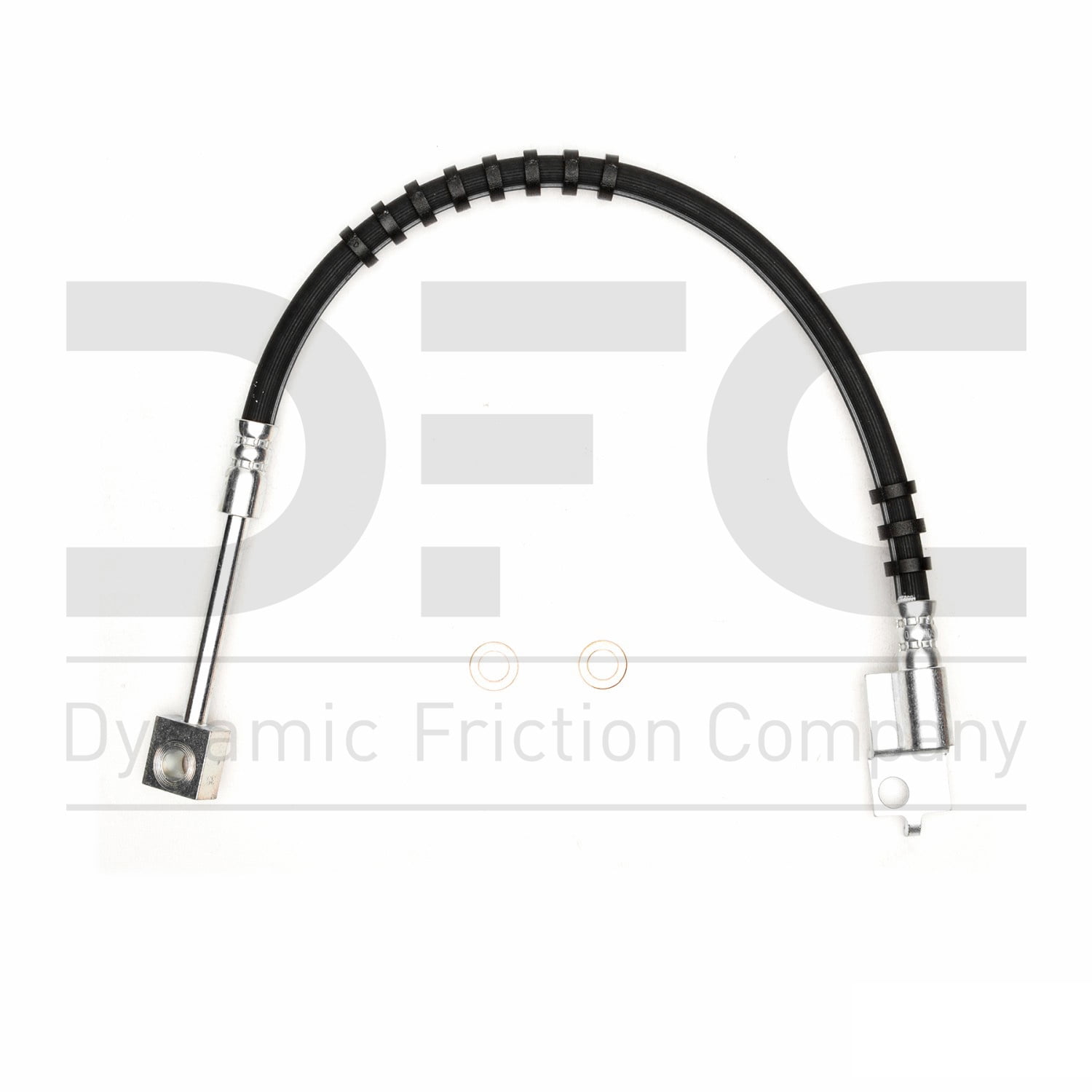 Front Left Dynamic Friction Company Brake Line Hose 350-42085 For 1987-1989 Jeep Wrangler