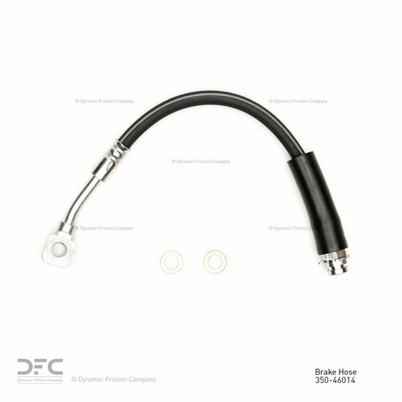 Dynamic Friction Company 350-46014 Front Left Brake Line Hose for 1992 Oldsmobile Toronado, 1992-1993 Buick Riviera, 1992-1993 Cadillac Eldorado