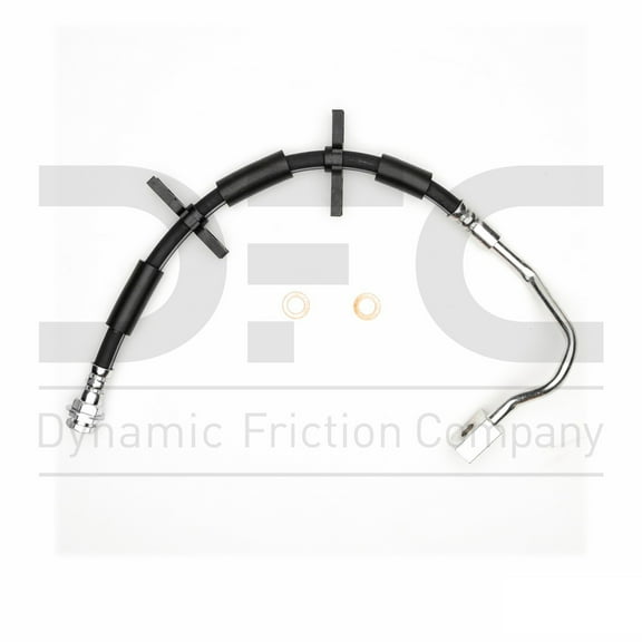 Front Left Dynamic Friction Company Brake Line Hose 350-54391 For 2004-2008 Ford F-150, 2006 Lincoln Mark LT