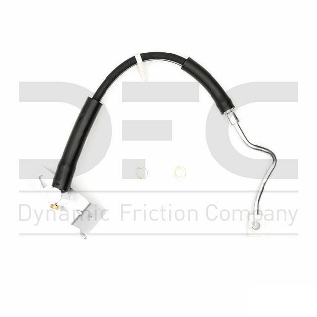 Front Left Dynamic Friction Company Brake Line Hose 350-54412 For 2006-2010 Ford Explorer, 2006-2010 Mercury Mountaineer, 2007-2010 Ford Explorer Sport Trac