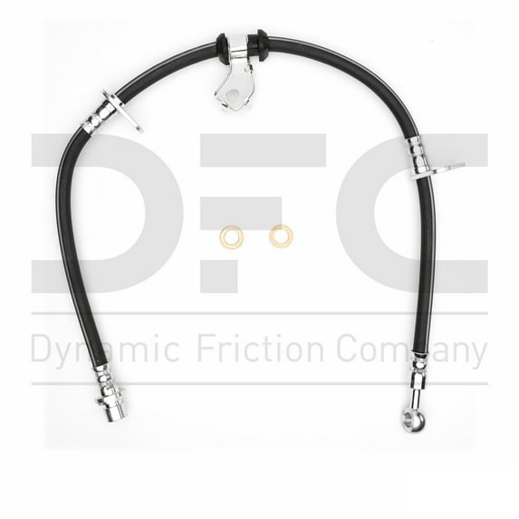 Front Left Dynamic Friction Company Brake Line Hose 350-59033 For 1990-1991 Honda Civic
