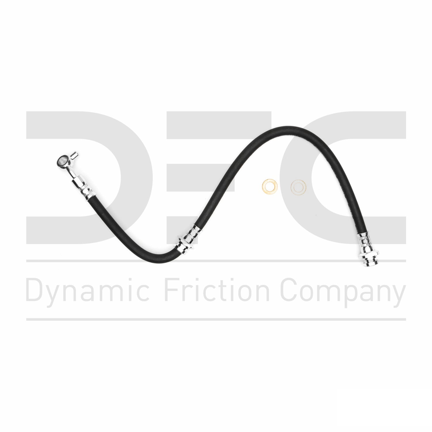 Front Left Dynamic Friction Company Brake Line Hose 350-67035 For 1989-1994 Nissan 240SX