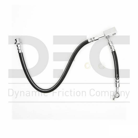 Front Left Dynamic Friction Company Brake Line Hose 350-67086 For 2007-2015 Nissan Armada, 2007-2018 Nissan Titan, 2008-2010 INFINITI QX56