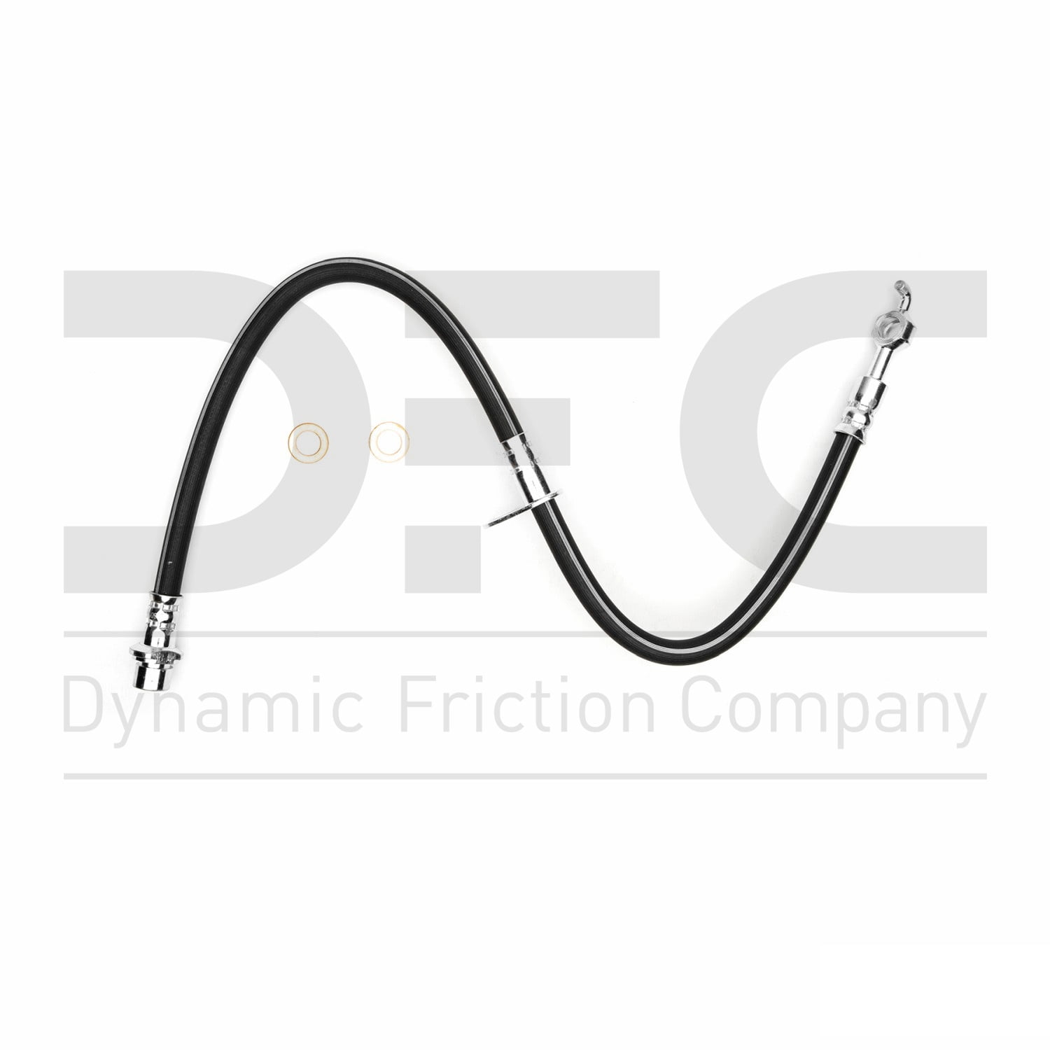 Front Left Dynamic Friction Company Brake Line Hose 350-76092 For 2000-2005 Toyota Celica