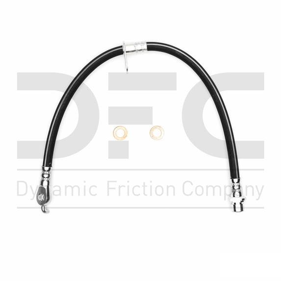 Dynamic Friction Front Left Friction Company Brake Line Hose 350-76101 For 2008-2019 Toyota Highlander, 2009-2015 Toyota Venza, 2010-2016 Lexus RX450h