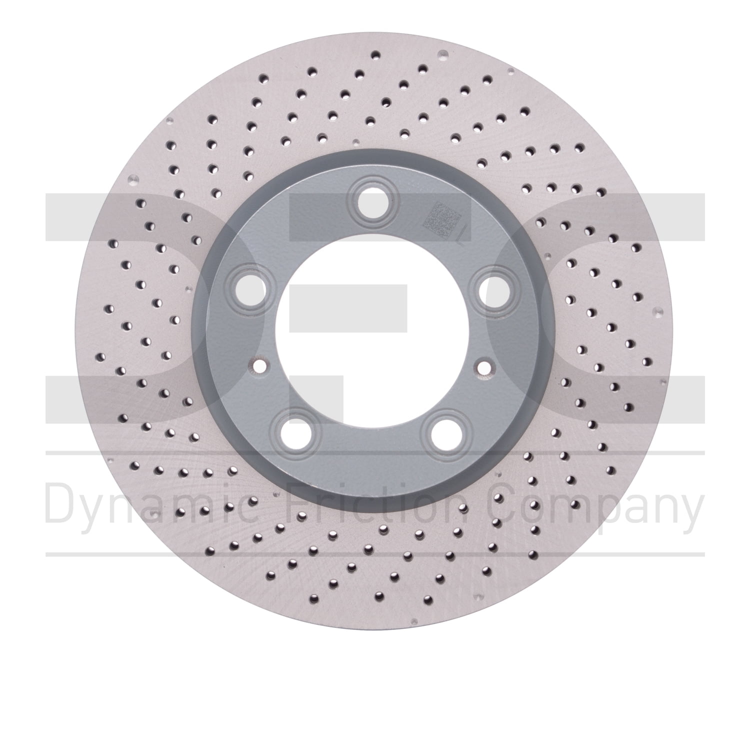 Front Left Dynamic Friction Company Hi-Carbon Alloy Brake Rotor (1) For 2013-2016 Porsche Boxster, 2014-2016 Porsche Cayman