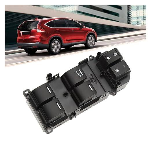 Front Left Electric Power Master Window Switch 35750 T0A A11 Driver Side Window Regulator Compatible with CRV 2012 to 2014