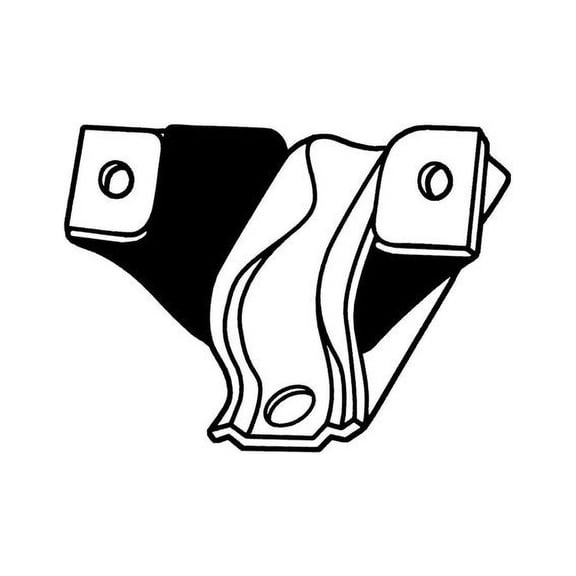 Front Left Engine Mount - Compatible with 1975 - 1996 Ford E-350 Econoline 1976 1977 1978 1979 1980 1981 1982 1983 1984 1985 1986 1987 1988 1989 1990 1991 1992 1993 1994 1995