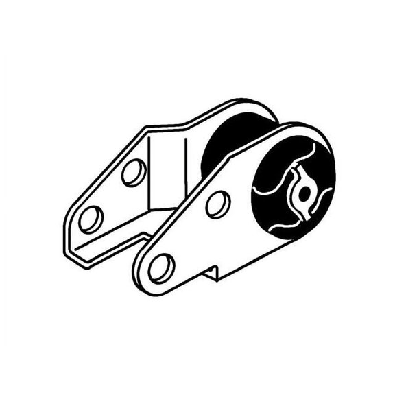 Front Left Engine Mount - Compatible with 1977 - 1981 Chrysler LeBaron 1978 1979 1980
